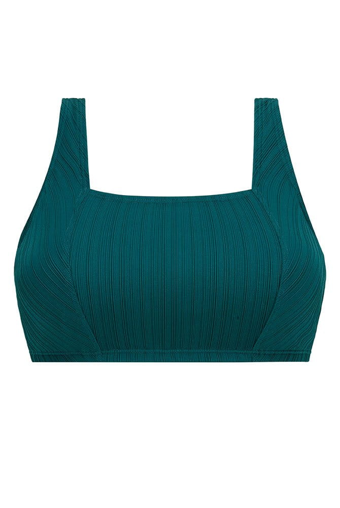 Amoena Prothesen-Bikini-Top Treviso SB 71806 tiefer smaragd - Vorderansicht