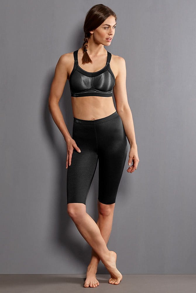 ANITA ACTIVE Sport Tights Massage knielang 1691 schwarz