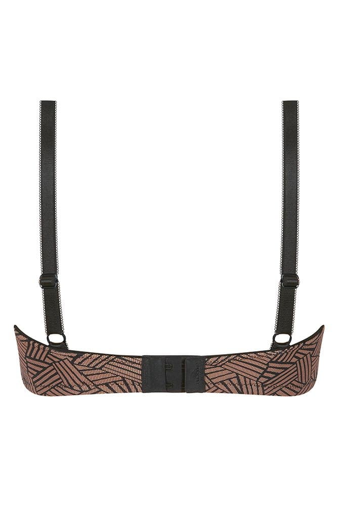 Amoena Prothesen-BH Brooke SBP 45127 schwarz/café - Rückansicht