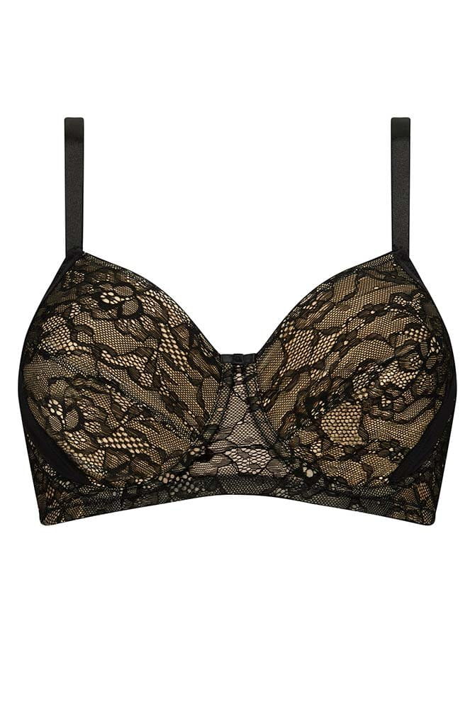 AMOENA Prothesen-BH Camilla WB 44929 schwarz - Vorderansicht
