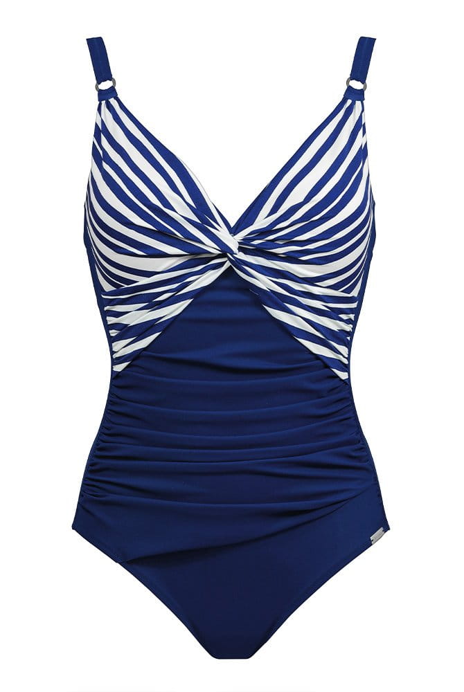 Charmline - Badeanzug Harbour Breeze - Blau-Weiß