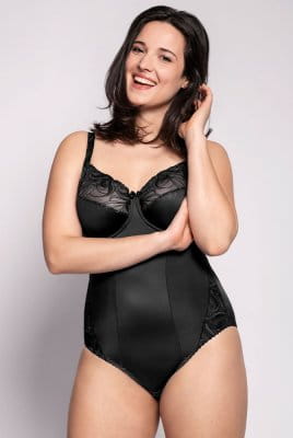 Ulla - Bügel-Body Carmen - schwarz