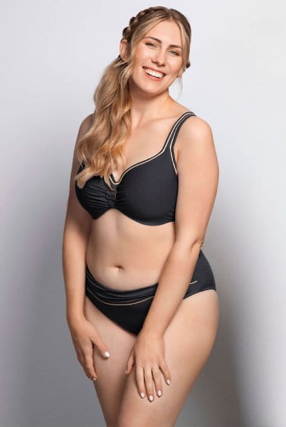 Ulla Bikinihose Sansibar 9232 schwarz mit Bikini-Oberteil (separat erhältlich)