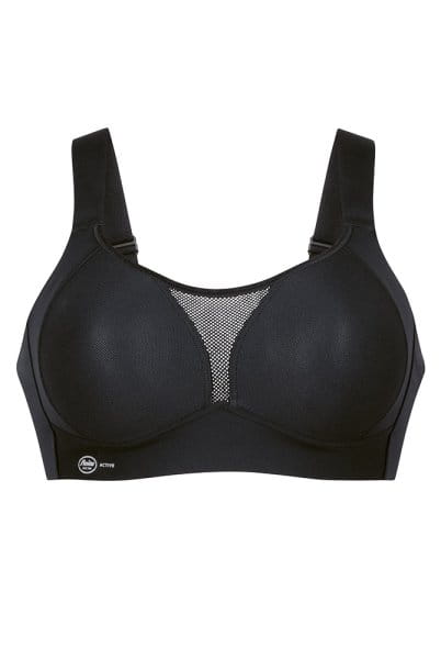 Anita active Sport-BH smart control 5530 in Farbe schwarz - Vorderansicht