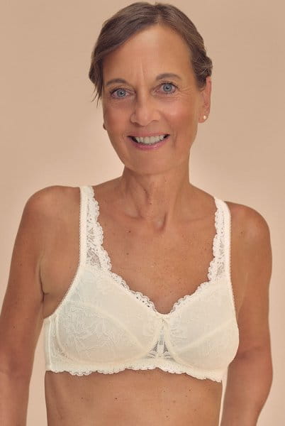 Amoena Prothesen-BH Floria SB 45121 wollweiß - Vorderansicht