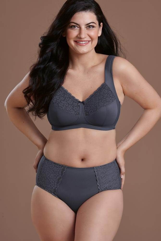 Anita Taillenslip+ Havanna 1512 shadow blue mit Entlastungs-BH Havanna