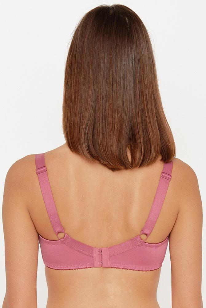 Susa BH Latina ohne Bügel 7814 pflaume - Rückansicht