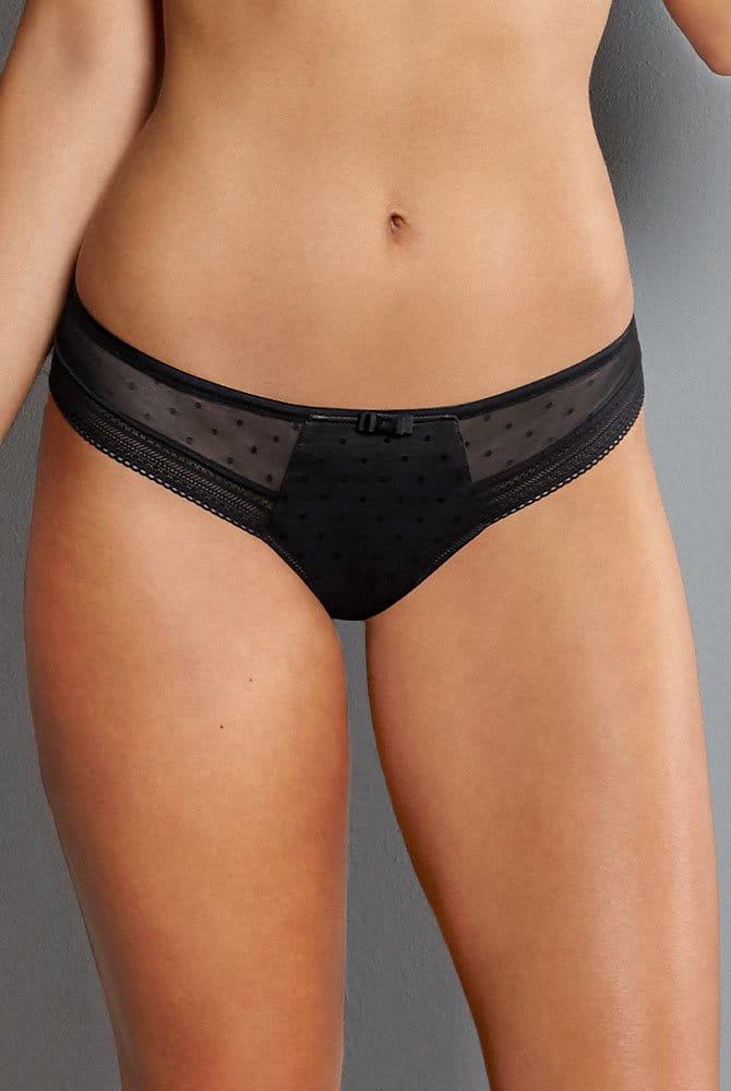 Rosa Faia Shorty Emily 1301 schwarz - Vorderansicht