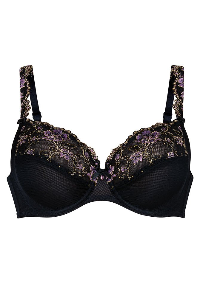 Rosa Faia Bügel-BH Colette 5248 schwarz - Vorderansicht