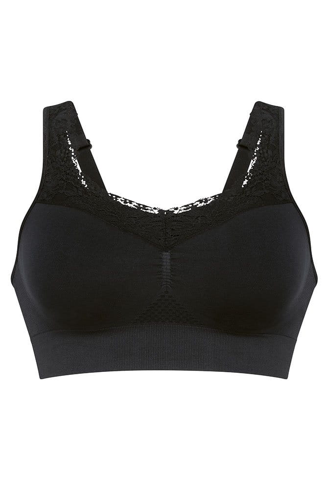 Anita Care Prothesen-BH Lotta Lace 5789X schwarz - Vorderansicht