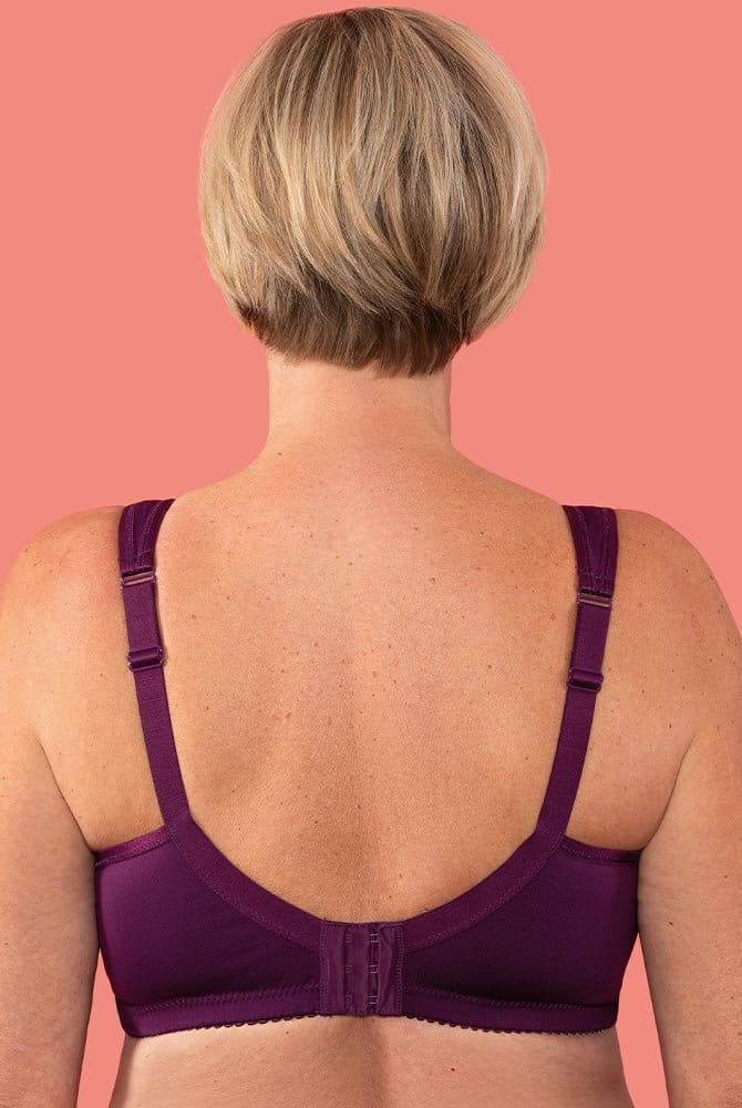 ABC Prothesen-BH Femina 511 deep purple - Rückansicht