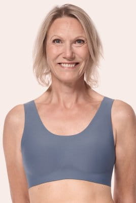 Amoena Lymph-Prothesen-BH Linda SB 45104 indigo blue - Vorderansicht