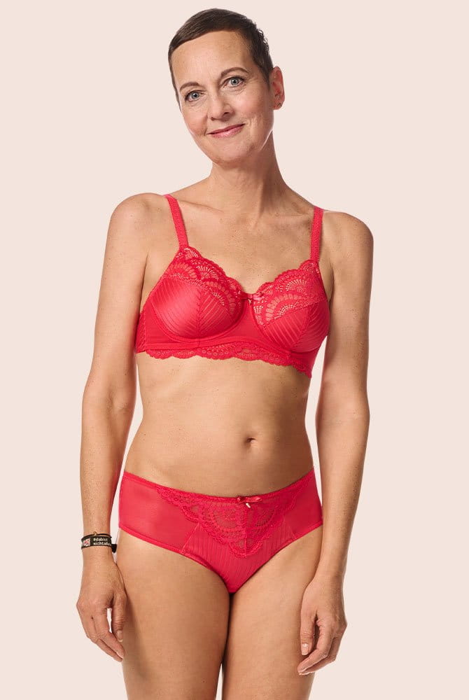Amoena Prothesen-Bügel-BH Karolina WB 45086 hot pink mit Slip (separat erhältlich)