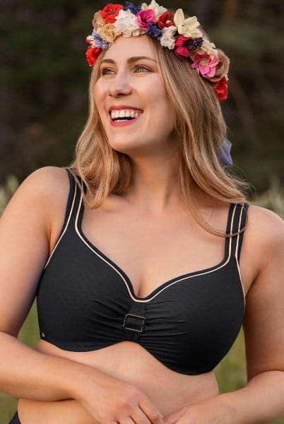 Ulla Bikini-Oberteil Sansibar 9222 schwarz