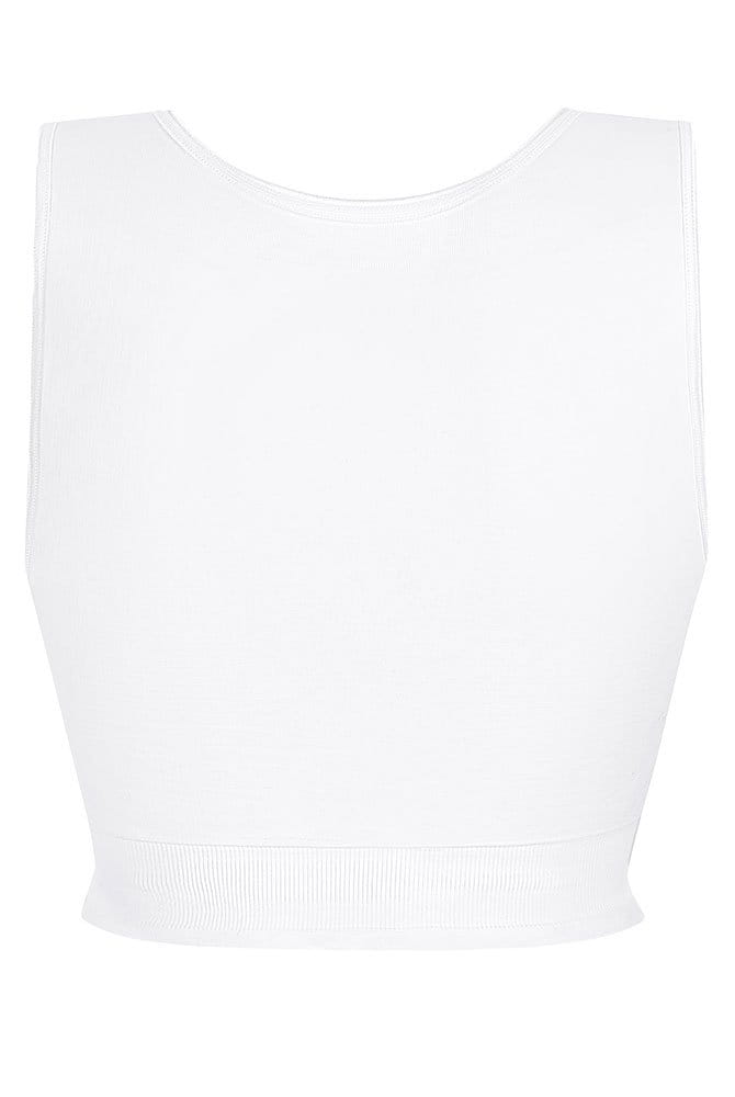 Amoena Prothesen-BH Lymph Flow Long SB FC 44813 weiß - Rückansicht