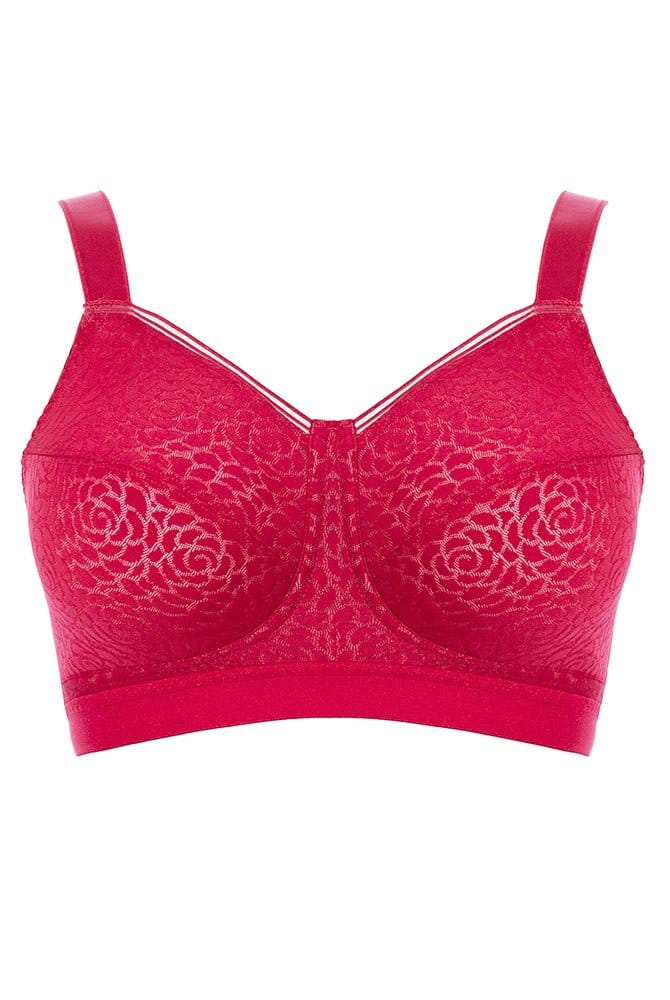 Ulla Soft-BH Romy 1928 cranberry - Vorderansicht