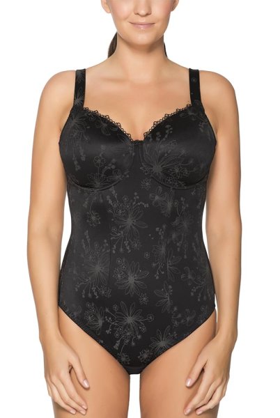 Ulla - Bügel-Body Viola - schwarz