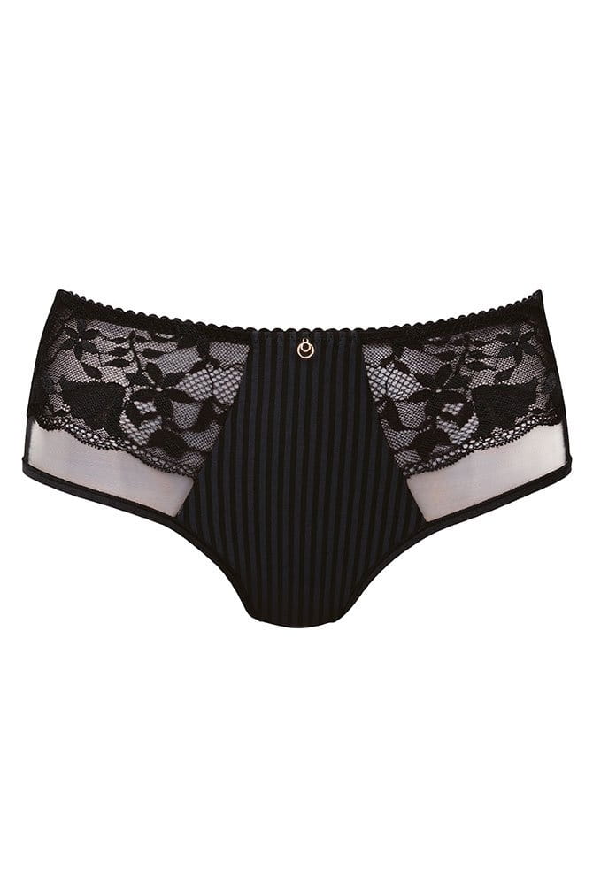 Rosa Faia Taillenslip Sita 1366 schwarz - Vorderansicht