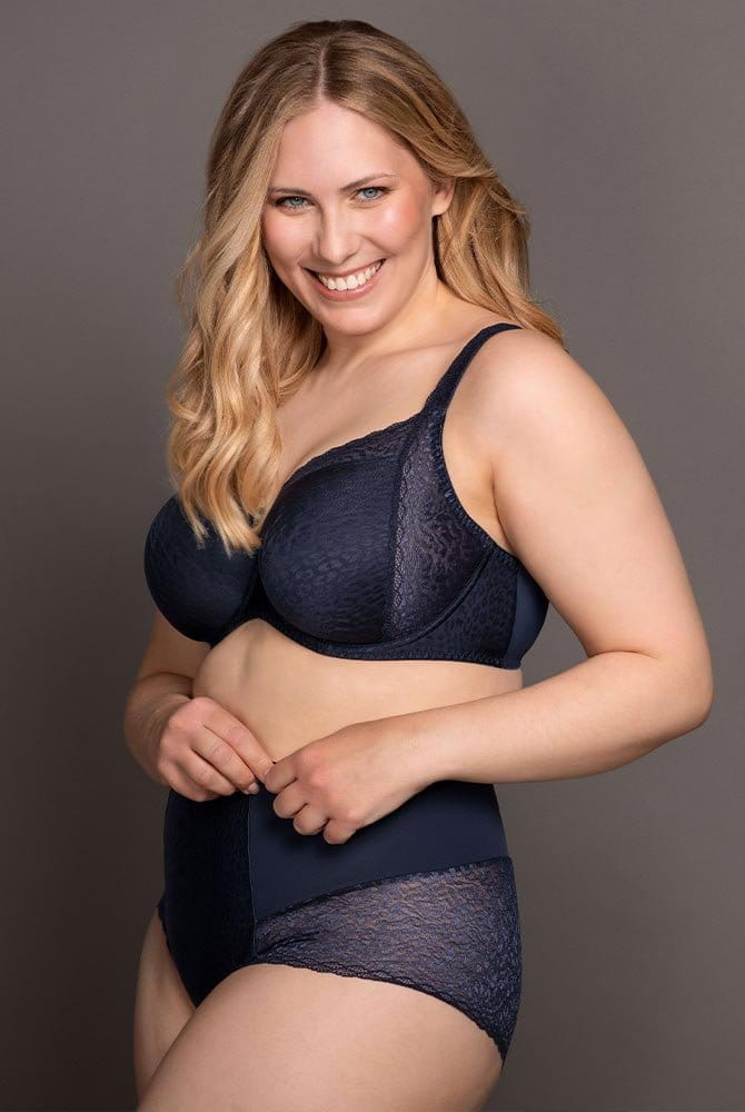 Ulla Bügel-BH Lynn gemoldet 2420 denim mit hohem Taillenslip