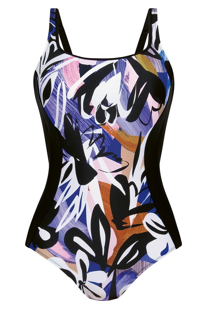 Anita Care Prothesen-Badeanzug Togo Art of Bloom 6230 nero