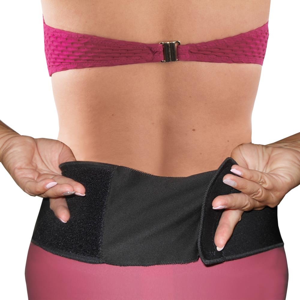 Suprima Stomabandage Neopren 7811 schwarz - Rückansicht