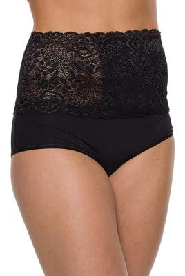 Suprima Stoma Wäschegürtel aus Dresdner Spitze 7801 schwarz