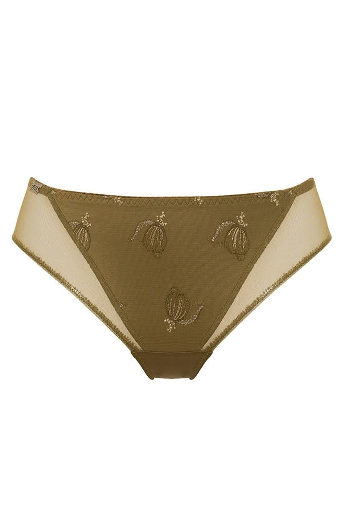Ulla Slip 7532 dark olive - Vorderansicht