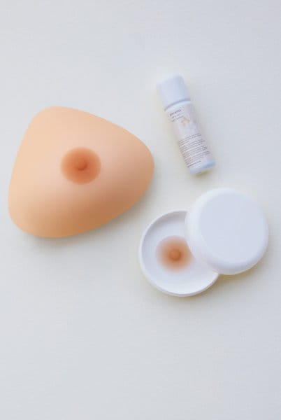Amoena - Selbsthaftende Mamillen - 2 Stück, inkl. Soft Cleanser