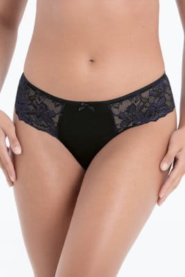 Rosa Faia Shorty Suzette 1952 schwarz - Vorderansicht