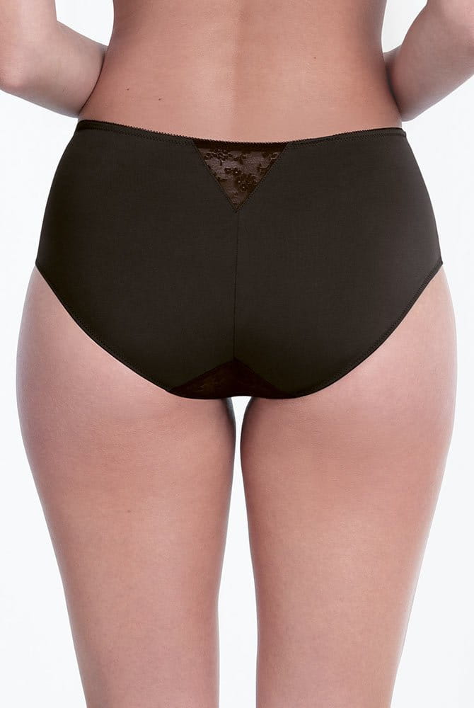 Rosa Faia Taillenslip Fleur 1355 chocolate - Rückansicht