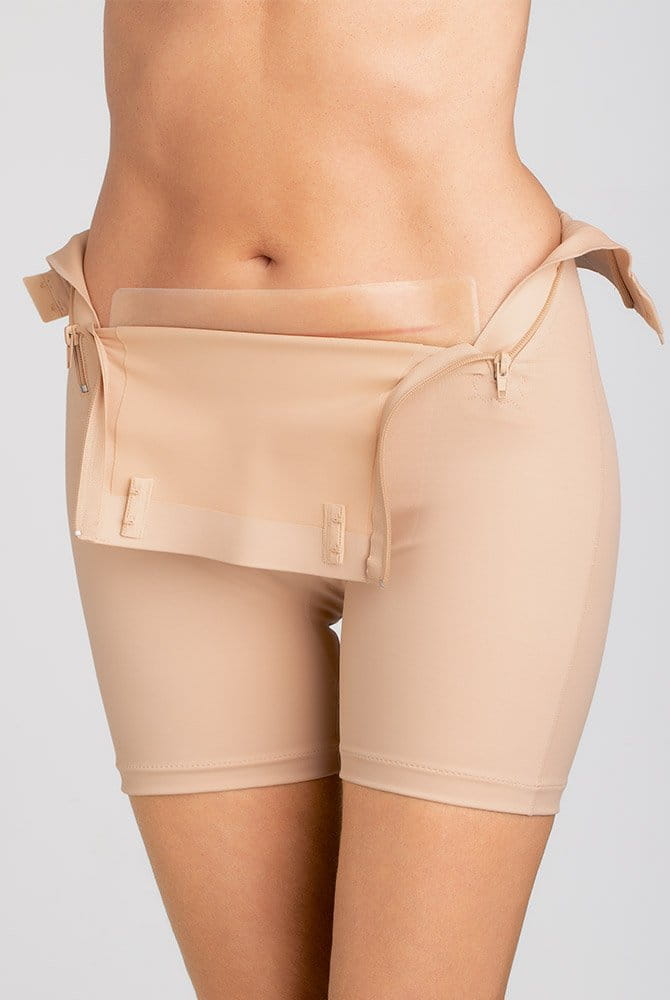 Amoena CuraScar Panty 2-ZIP-BO 45000 nude zur Narbenkompression