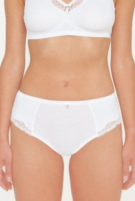 Susa Slip Capri 662 weiß - Vorderansicht