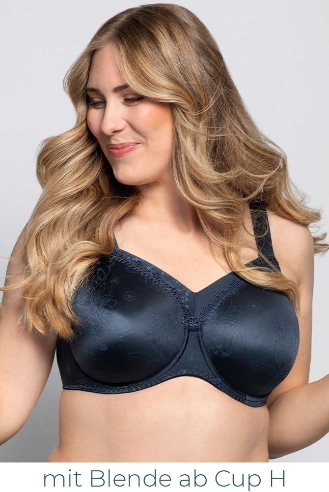 Ulla Bügel-BH Viola 3223 midnight mit Blende ab Cup H