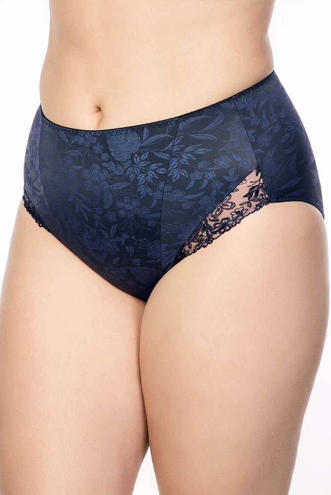 Ulla Miederslip Jasmin 2710 midnight in der Vorderansicht