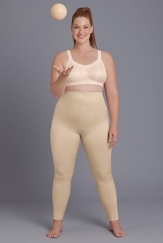 Anita Active Sport Tights Massage+ Leggins 1697 desert mit Sport-BH Momentum (separat erhältlich)