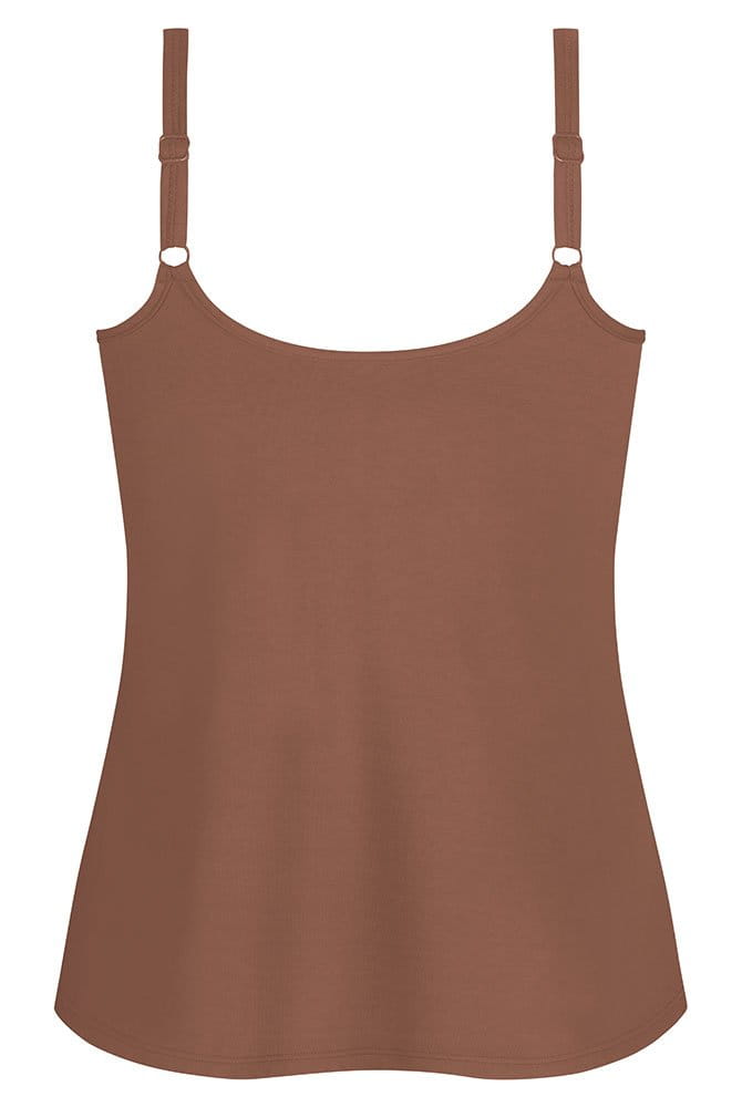 Amoena Prothesen-Top Valletta 44873 mocha - Rückansicht