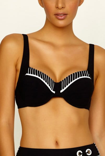 Lidea - Bikini-Oberteil Monochrome Avenue - schwarz-weiß