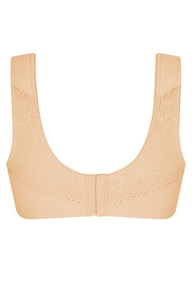 Amoena Lymph-Massage-BH Leslie SB 44847 sand - Rückansicht