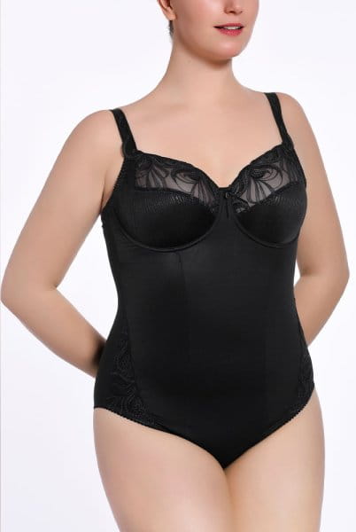Ulla - Bügel-Body Carmen - schwarz
