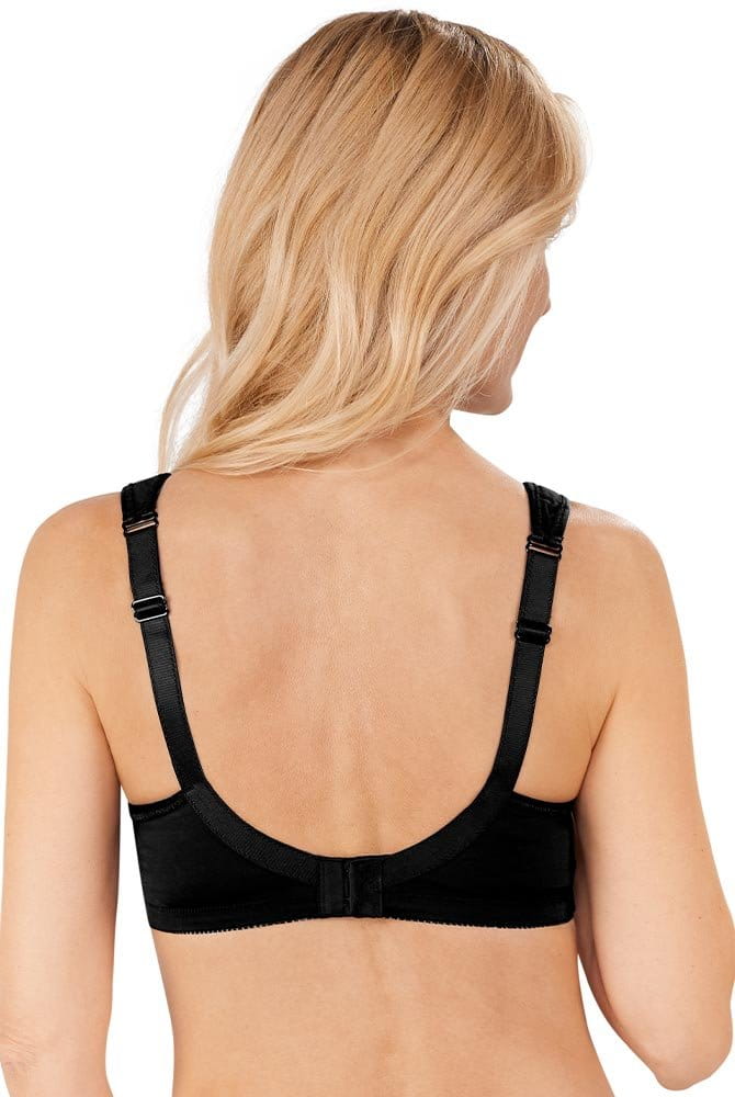 Amoena Prothesen-BH Isadora 44114 schwarz - Rückansicht