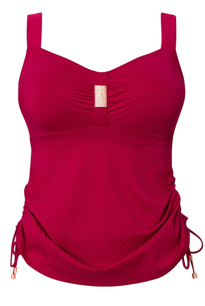 ULLA Tankini-Oberteil St. Tropez 9190 brombeer