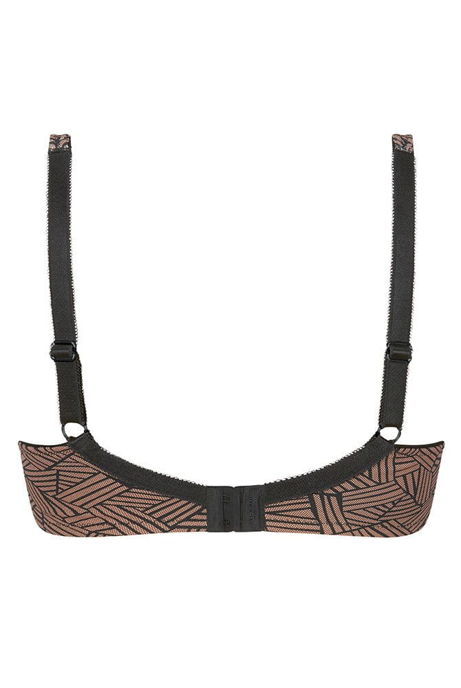 Amoena Prothesen-BH Brooke SB Pus 45126 schwarz/café - Rückansicht