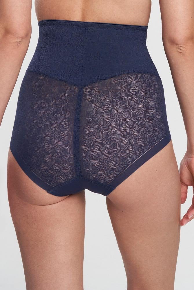 SUSA Highwaist-Panty Milano 5556 marine - Rückansicht