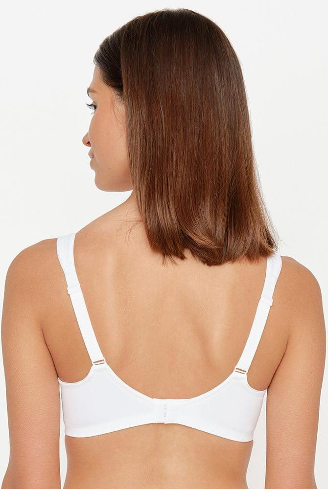Susa BH Capri ohne Bügel 8107 weiß - Rückansicht
