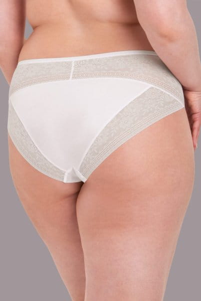 Rosa Faia Taillenslip+ Rosemary 1385 weiß - Rückansicht