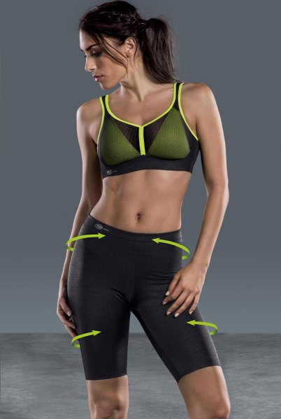 ANITA ACTIVE Sport Tights Massage knielang 1691 schwarz