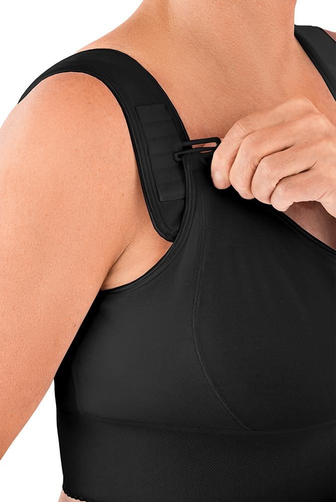 ABC Breast Care Kompressions-Bandage Restore 619 schwarz mit verstellbaren Trägern