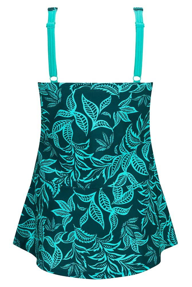 Amoena Prothesen-Badeanzug Salerno SA 71798 tiefer smaragd/helljade - Rückansicht